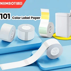 NIIMBOT D101 Mini White Color Label Sticker Waterproof for Supermarket Price List Tag Label Roll Paper for D101 Label Printer