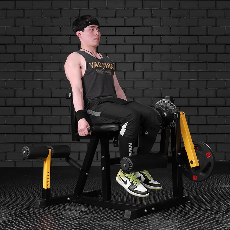 Seated leg Curl stretch Machine training fitness  equipment home gym