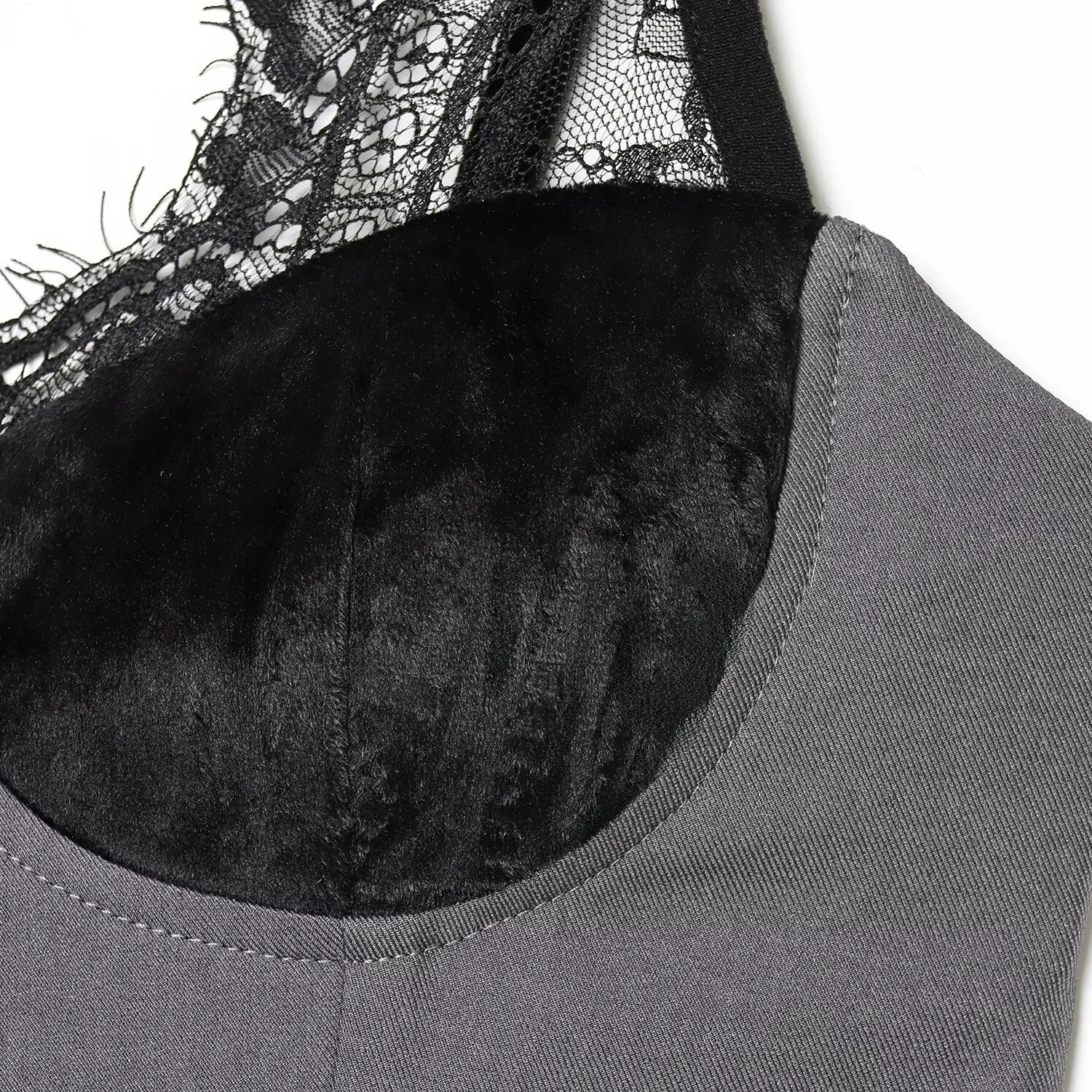 Sexy V profond Ne dentelle épissure moulante Dr ort jupe Ele européenne Sle Polyester fibre a-ligne jupe dames tenue décontracté