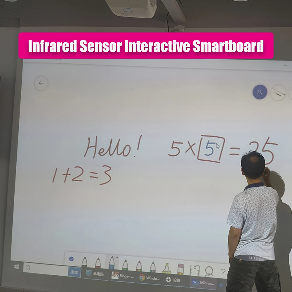 Highly recommend precise touch magic whiteboard smart with USB cable digital board in China Market