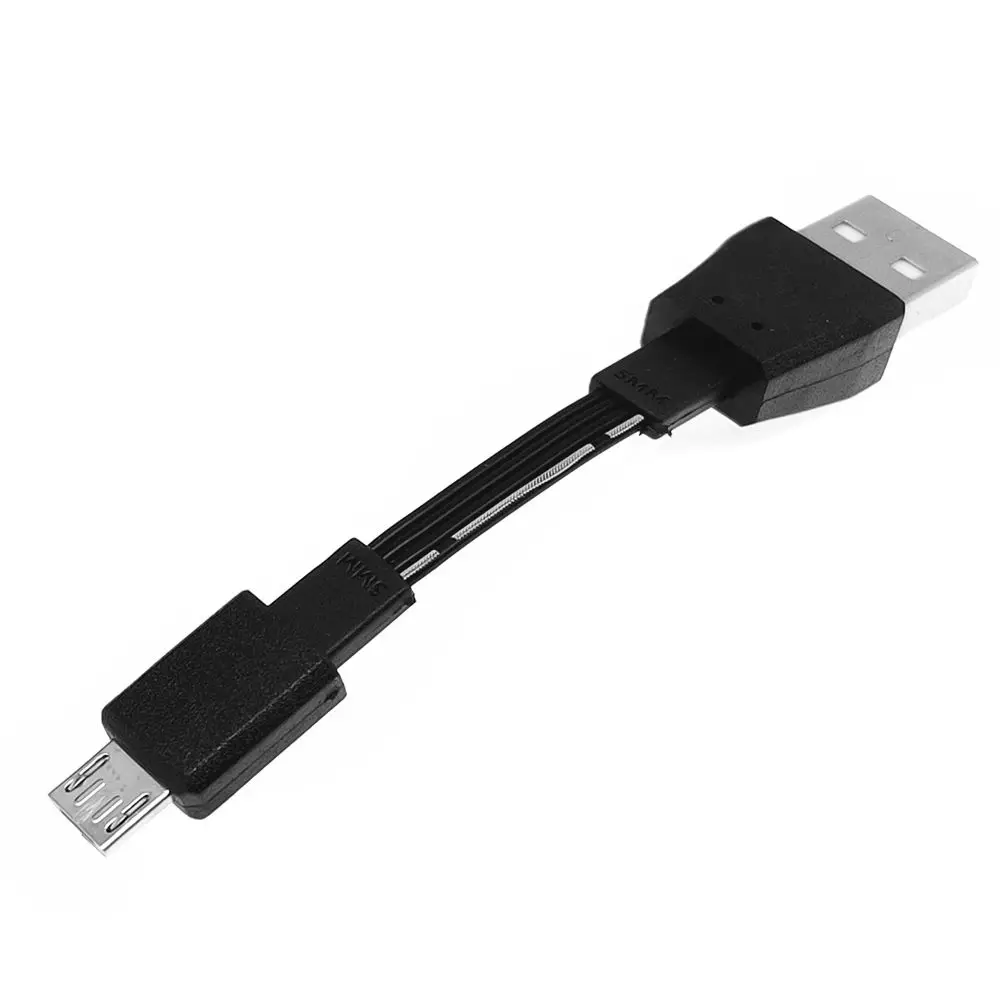 Cable plano suave de 50cm, cable de carga de datos Micro USB, cable plano de coche arriba y abajo, codo izquierdo y derecho, teléfono móvil Android universal