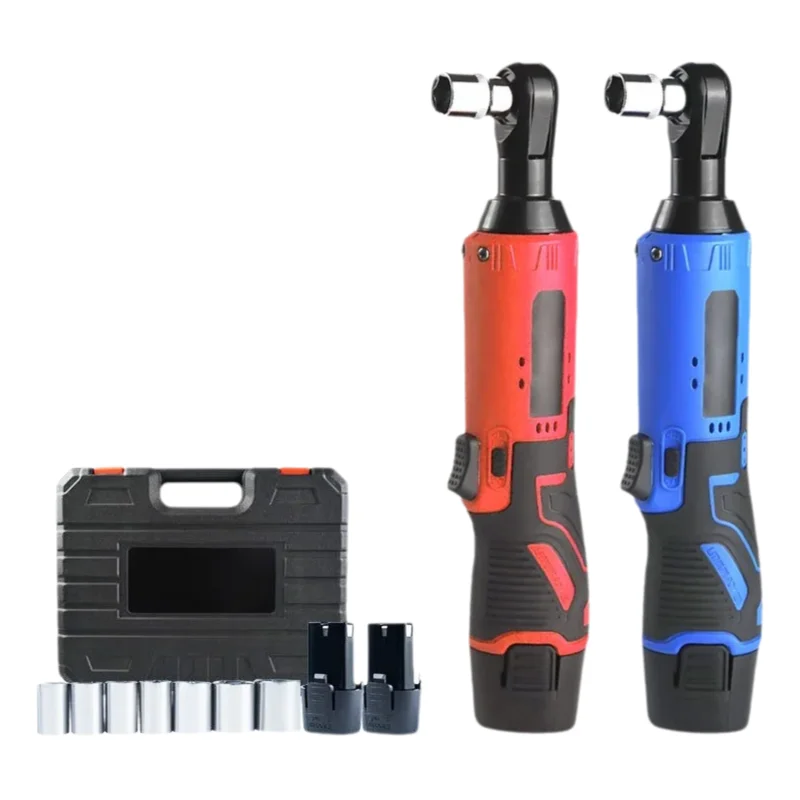 12V Rechargeable Lithium-ion Ratchet Wrench High Torque Suitable for Automotive Repair Power Tools Electric Wrench