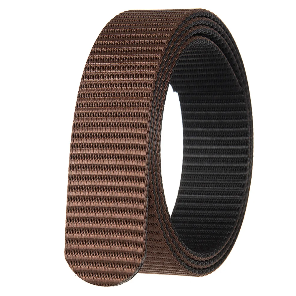 3.4cm Fashion Roller Buckle Nylon Belt, Toothless Buckle Braided Belt, Belt Body LY134-39443