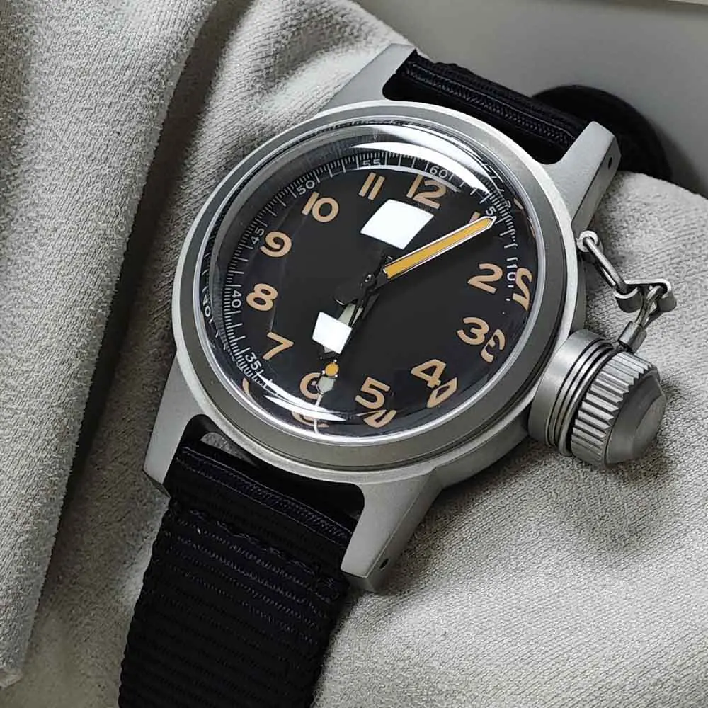 36mm Japan NH35 Diver Automatic Orange Green C3 Lume Hands Watch Men Arched Domed Sapphire Glass Big Screw Crown 200m Waterproof