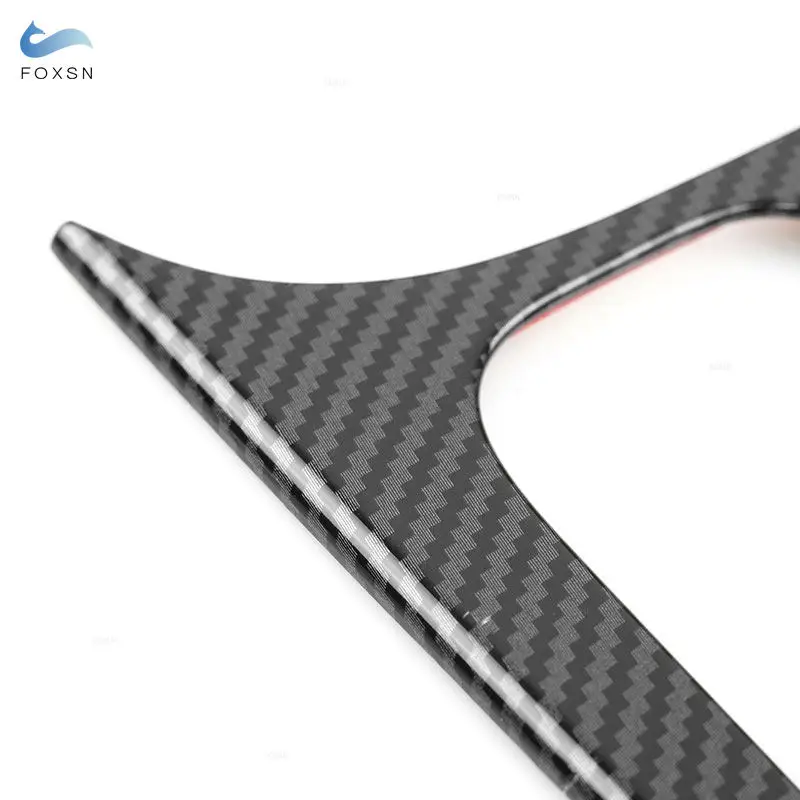 Car Accessories Interior Central Control Water Cup Holder Frame Cover Sticker Trim For VW Tiguan MK1 2008 - 2015 LHD