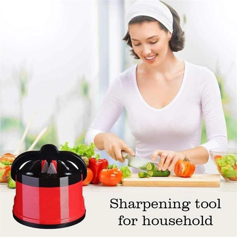 Knife Sharpener Household Kitchen Quick Sharpener Easy And Safe To Sharpens Suction Cup Sharpening Tool