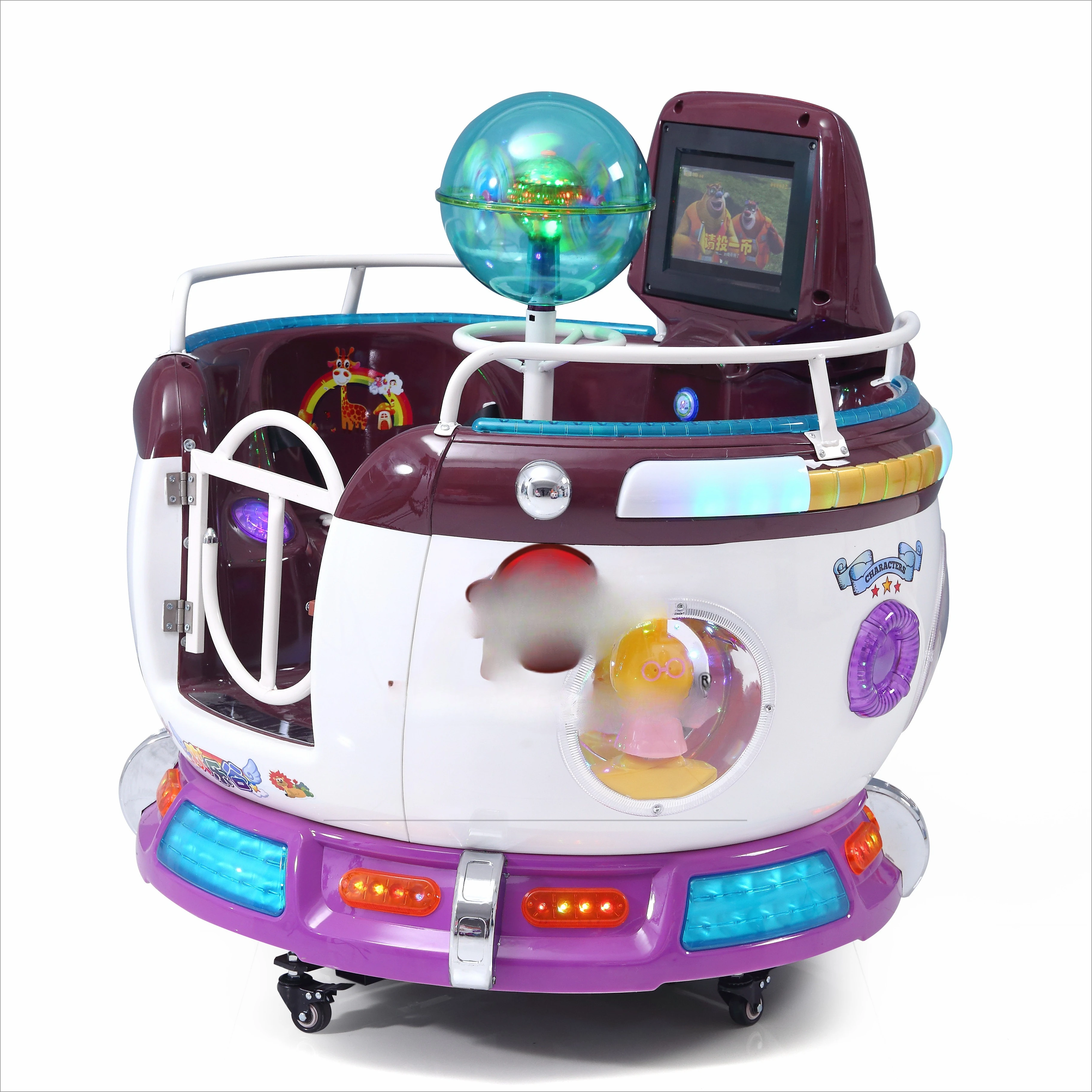 

Парк развлечений карусель Детские поездки Вращающаяся машина для чашек