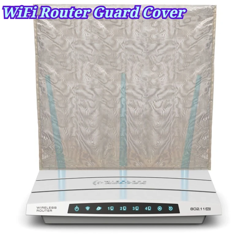 WiFi Router Guard Cover Anti Radiation Protection Electricity Meter Cover EMF Radiation Protection Bag Shielding RF Blocking 5G