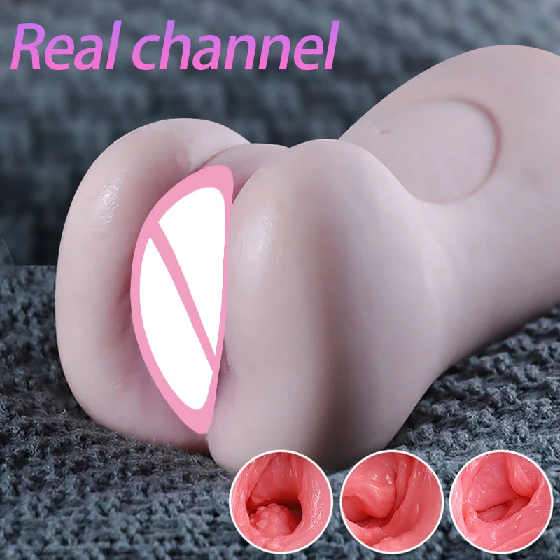 Sex Toys for Men 3D Realistic Artificial Vaginal Pocket Pussy Real Vagina Sextoys Silicone Adult Product Male Masturbators Cup