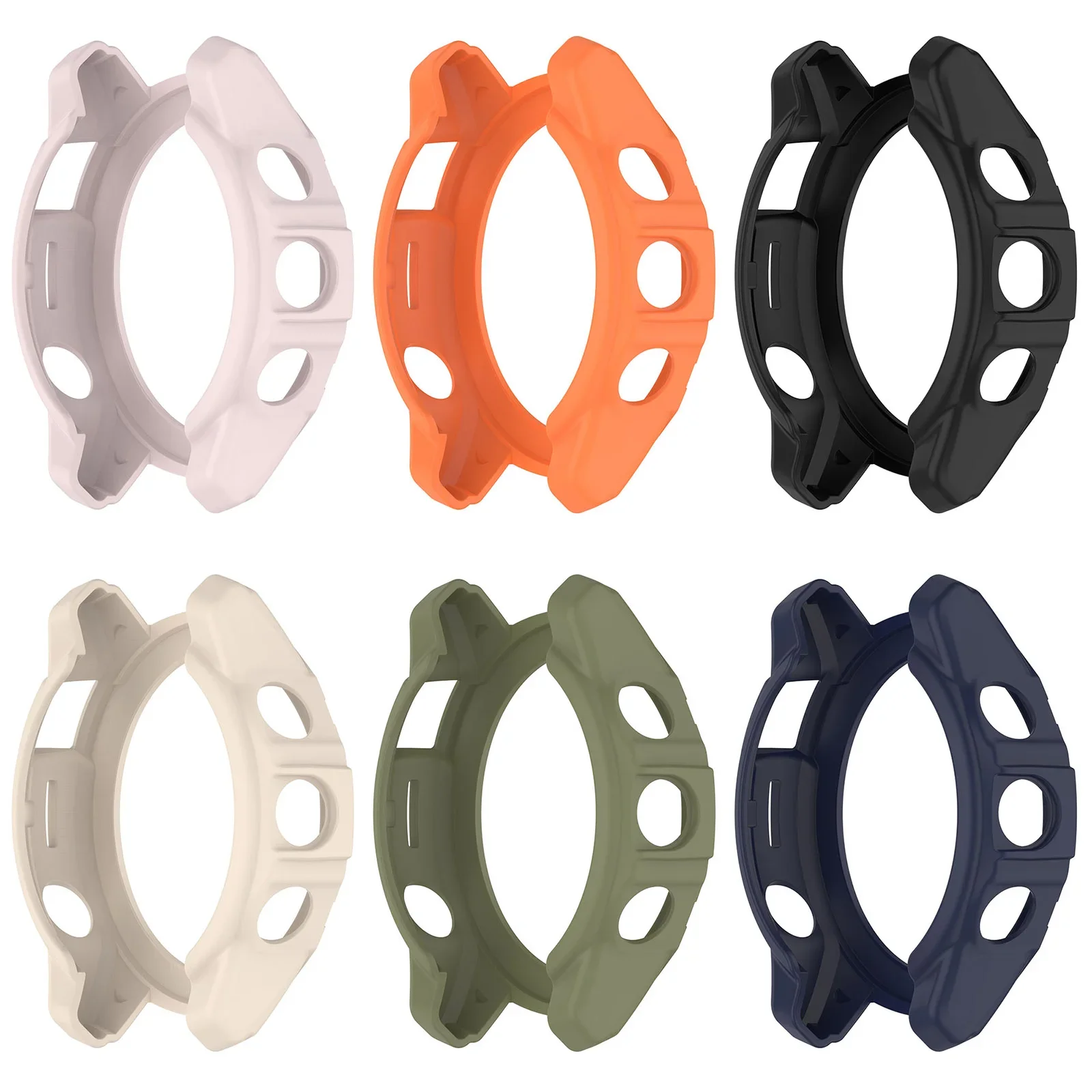 เคสป้องกันสำหรับ Garmin Fenix 7 7S 7X ปลอกซิลิโคนกันกระแทกแบบกลวงสำหรับ Garmin epix Pro 42มม. 47มม. 51มม.