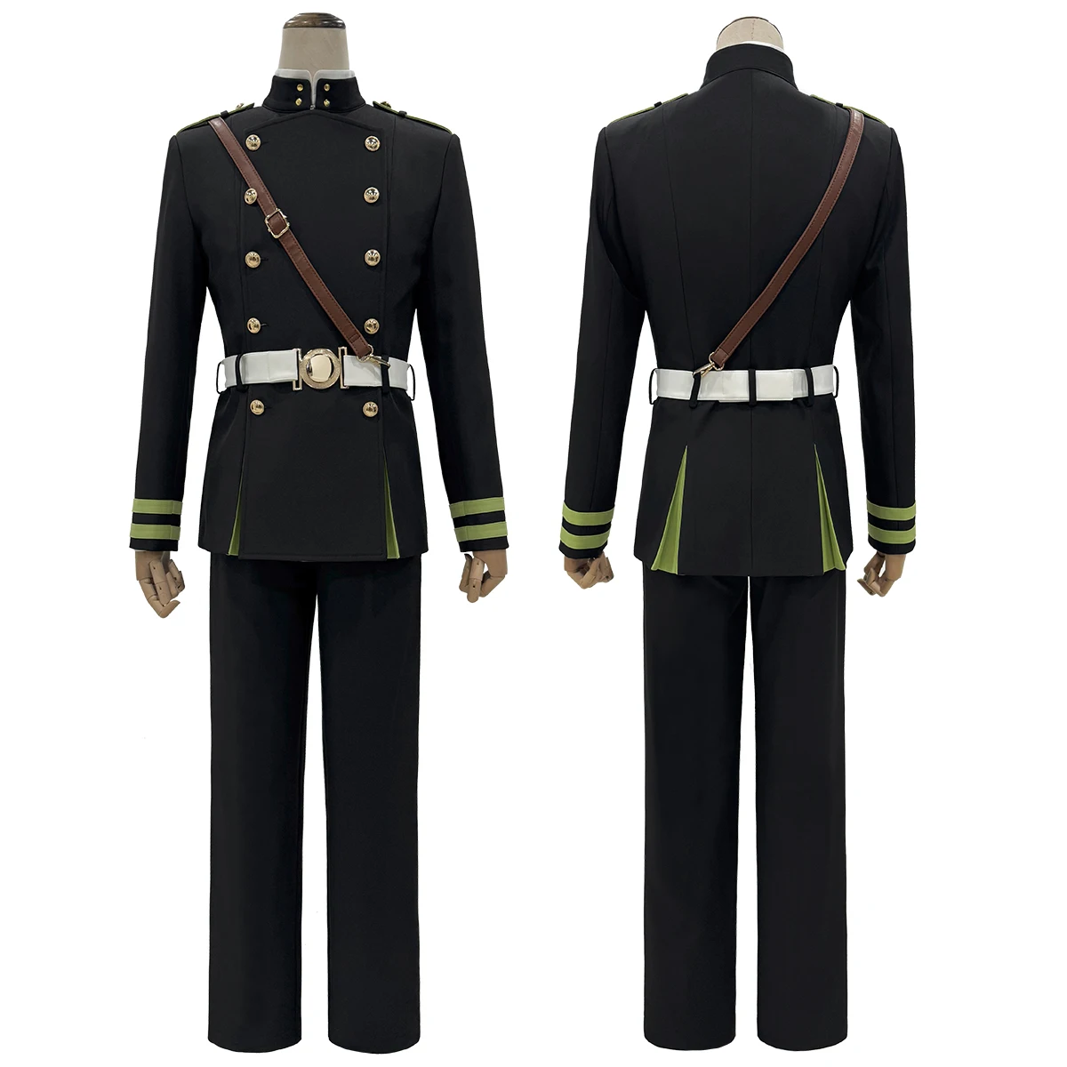 

HOLOUN Seraph Of The End Anime Yuichiro Hyakuya Cosplay Costume Jacket Pants Shirt Belt Halloween Christmas Animation Convention