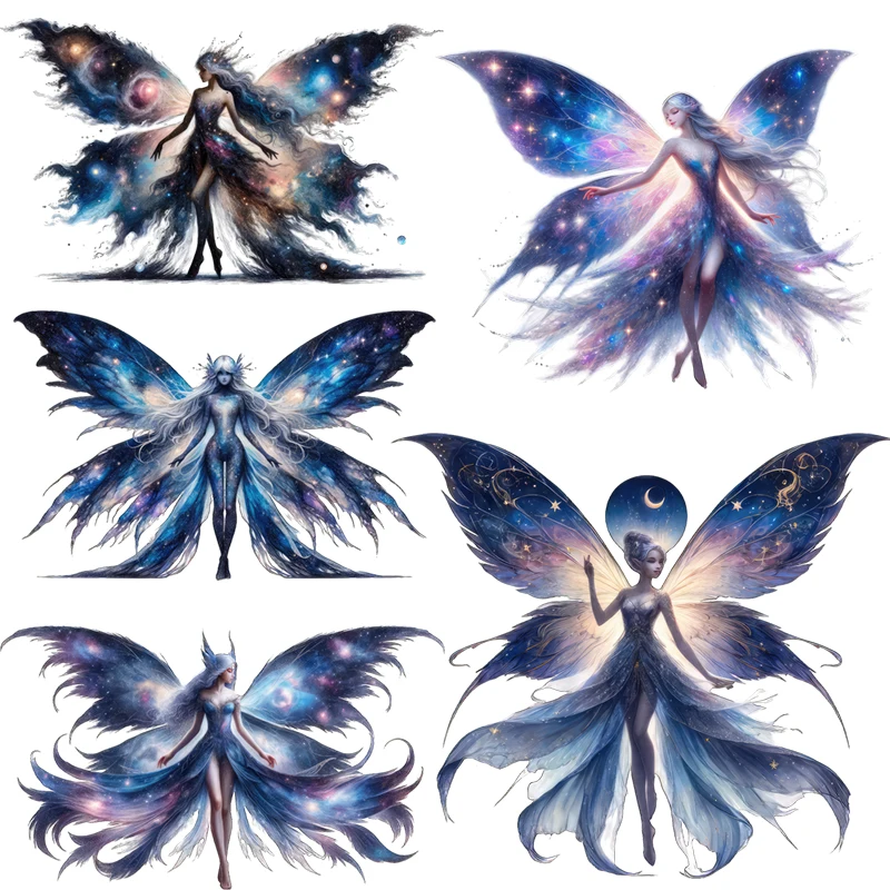 Three Ratels QA42 Beautiful Moonlight Elf Wall Stickers for Home Decoration Car Stickers
