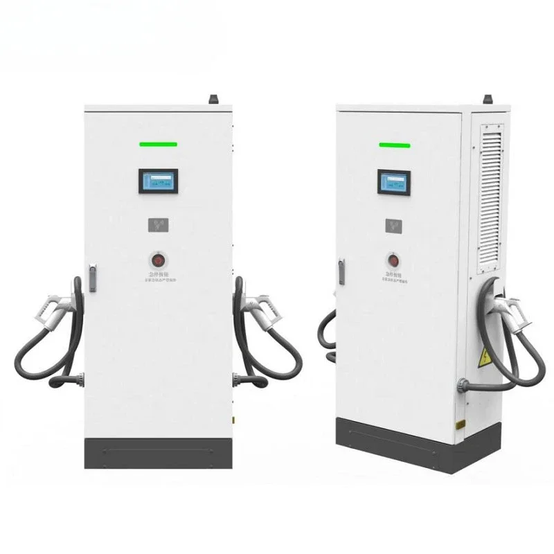 Type 1/Type 2/GB/T Op de vloer gemonteerd laadstation voor elektrische voertuigen 120KW Auto DC 12V EV Snellaadstation