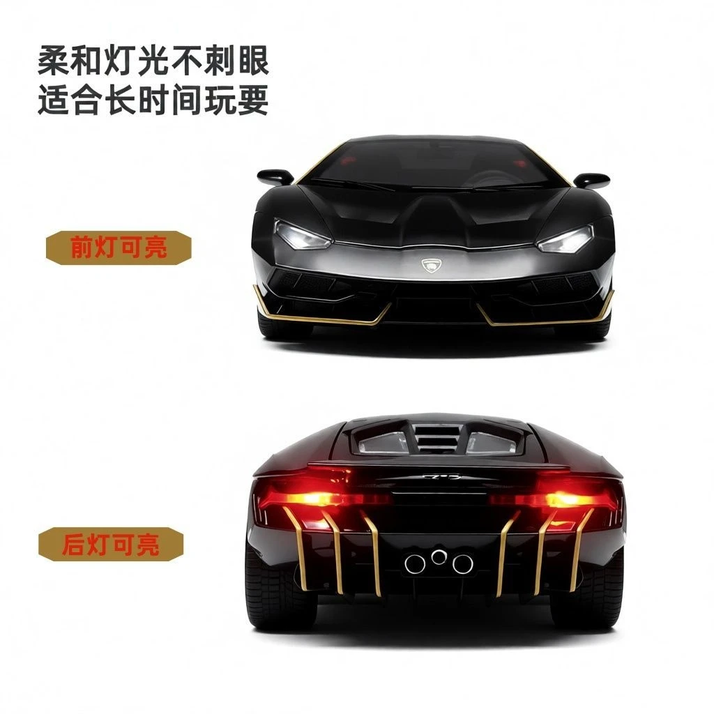 Official authorized 1:32 LP770 Alloy Model Car Simulation Sound& light  Exquisite Toy car For Children Christmas gift