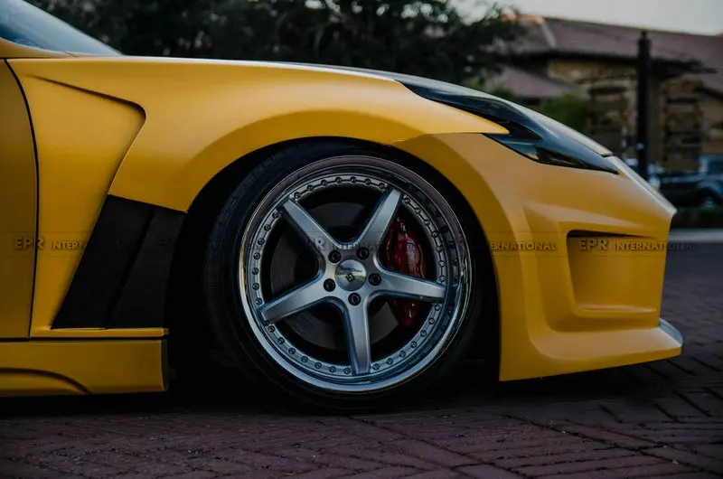 

suitable for For Nissan 370Z Z34 EPA Style Front Fender (top Vents and Below Vents Opened) 370Z Vent Fender