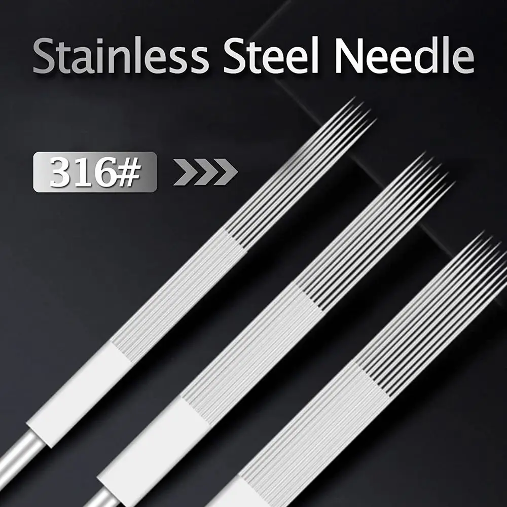 5/10/20/50pcs Disposable Tattoo Needles 0.35mm RL RS RM M1 Sterilized Tattoo Needles for Tattoo Machine Permanent Makeup Supply