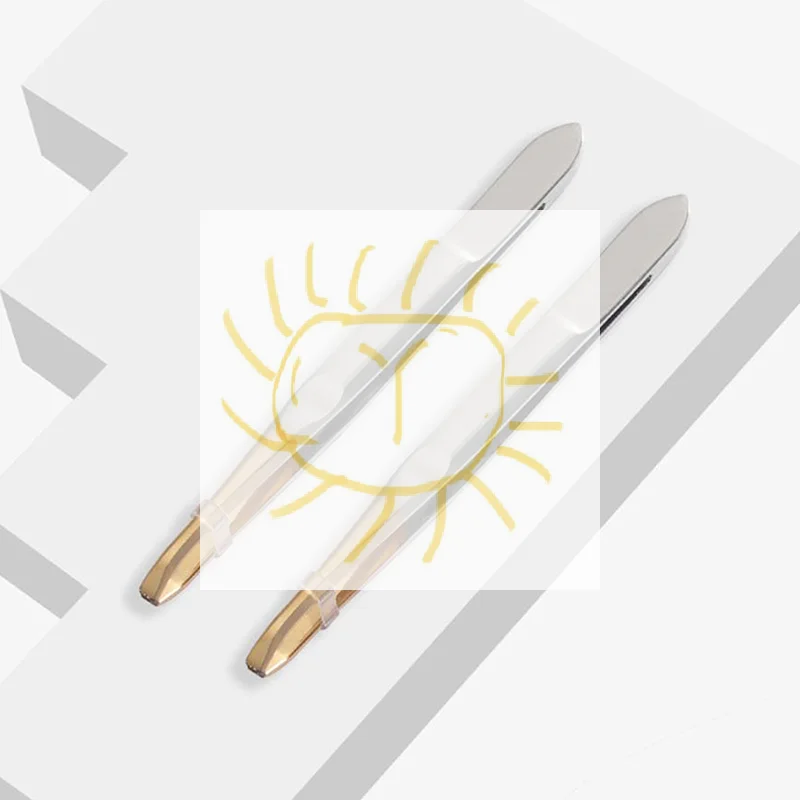 Eyebrow Tweezer Hair Beauty Fine Hairs Puller Stainless Steel Eye Brow Clips Removal Hair Removal Tweezers Makeup Tools