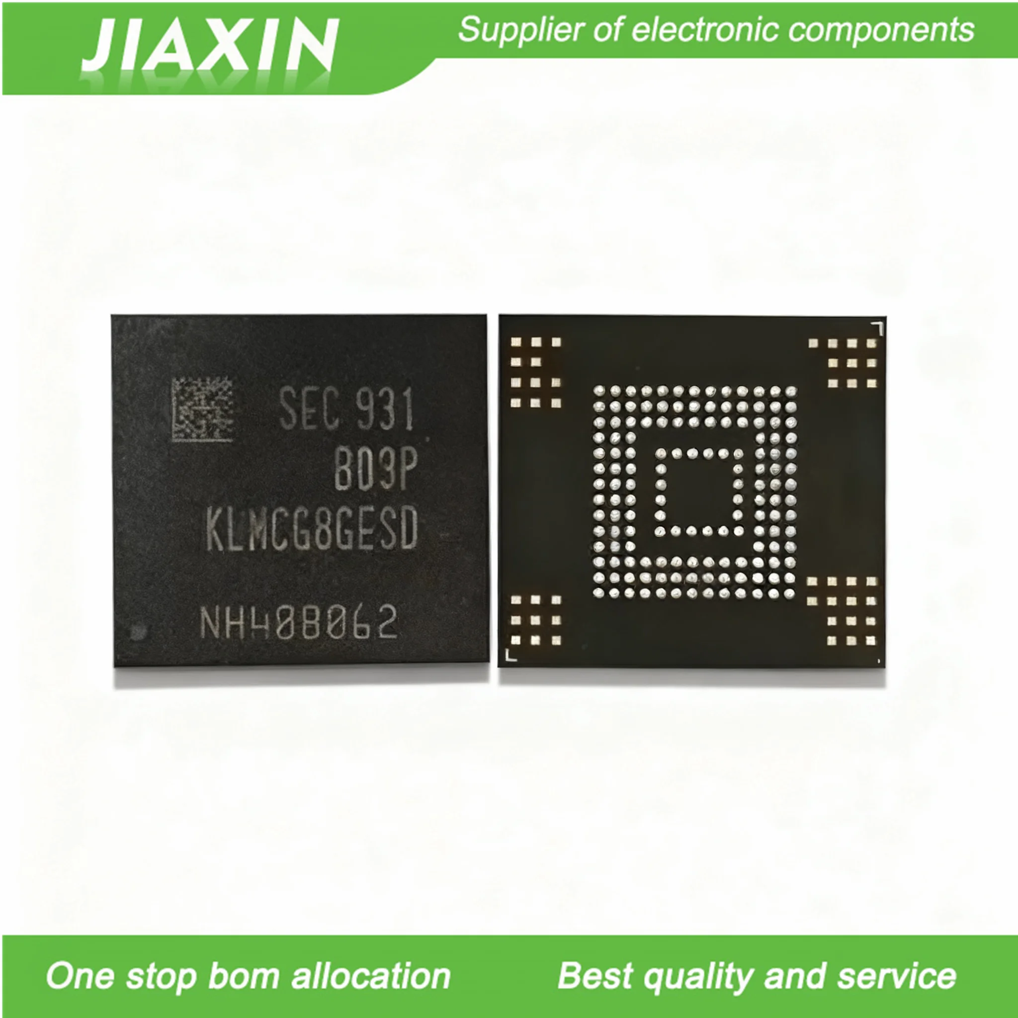 KLMCG8GESD-B03P KLMCG8GESD-B03Q 64GB EMMC Industrial 153FBGA Font library Hard disk Tested 100% Storage chips Memory IC