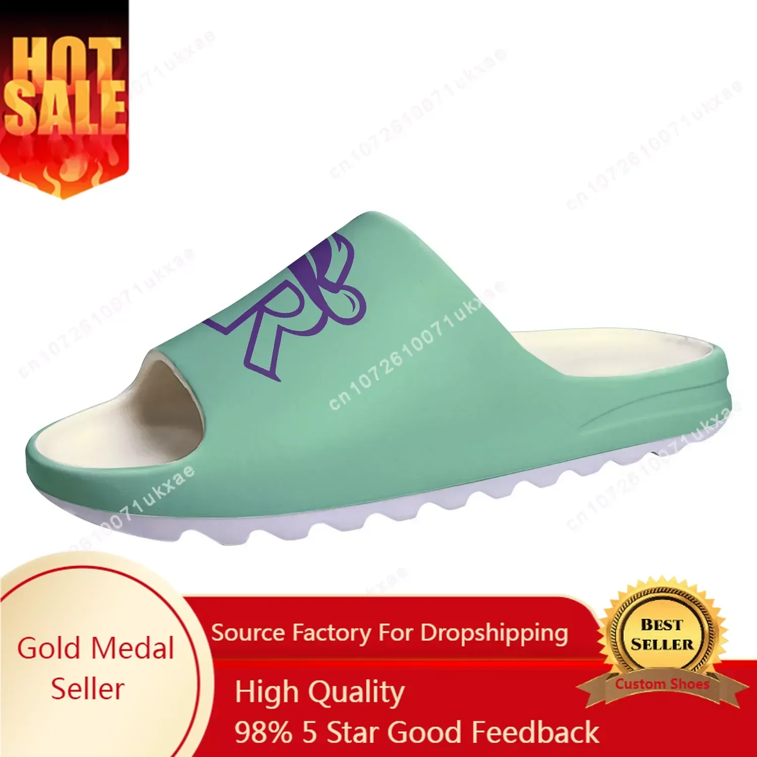 

TEXAS RANCHERS pickleball Soft Sole Sllipers Home Clogs Customized Step On Water Shoes Mens Womens Teenager Step in Sandals