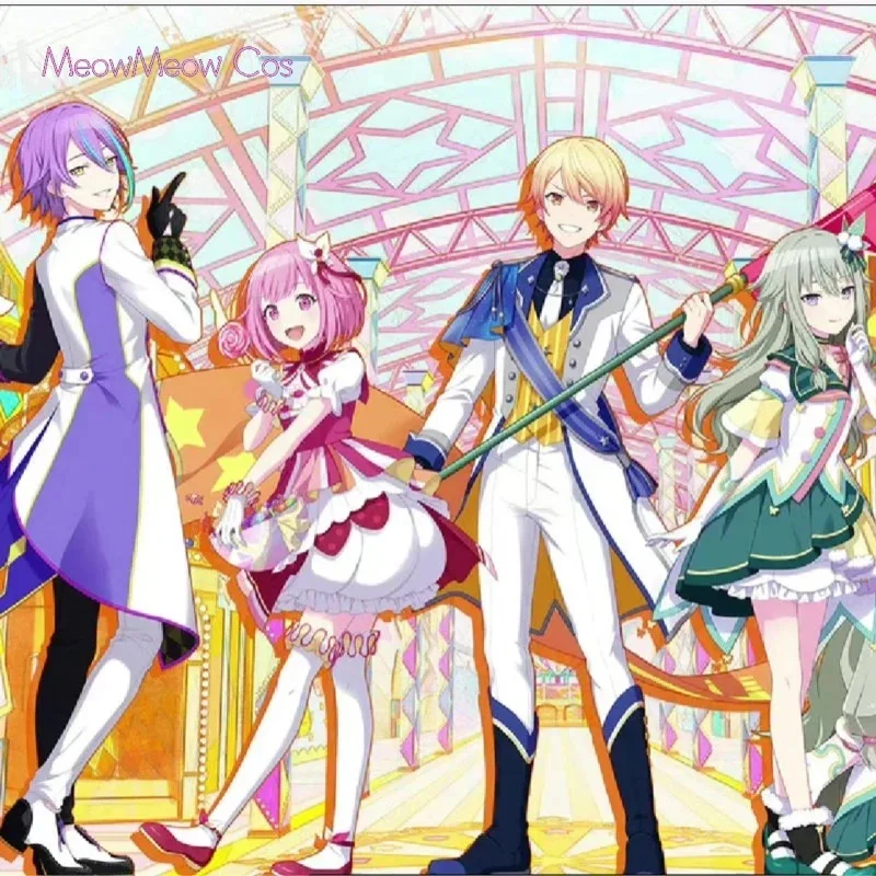 Tenma tsukasa cosplay traje peruca jogo projeto sekai kamishiro rui otori emu cosplay fnacy país das maravilhas showtime terno vestido novo