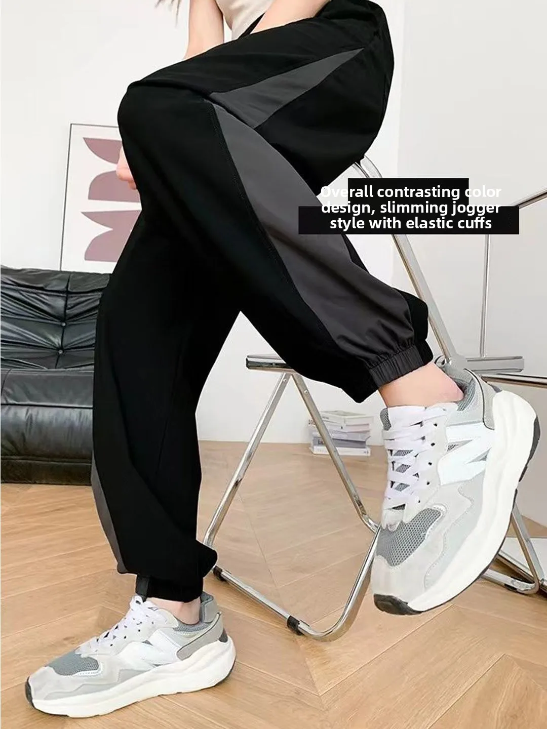 

Quick Dry Running Sports Pants Women Summer Ice Silk Thin Fitness Lantern Casual Trousers Women High Waist Polyester Fiber