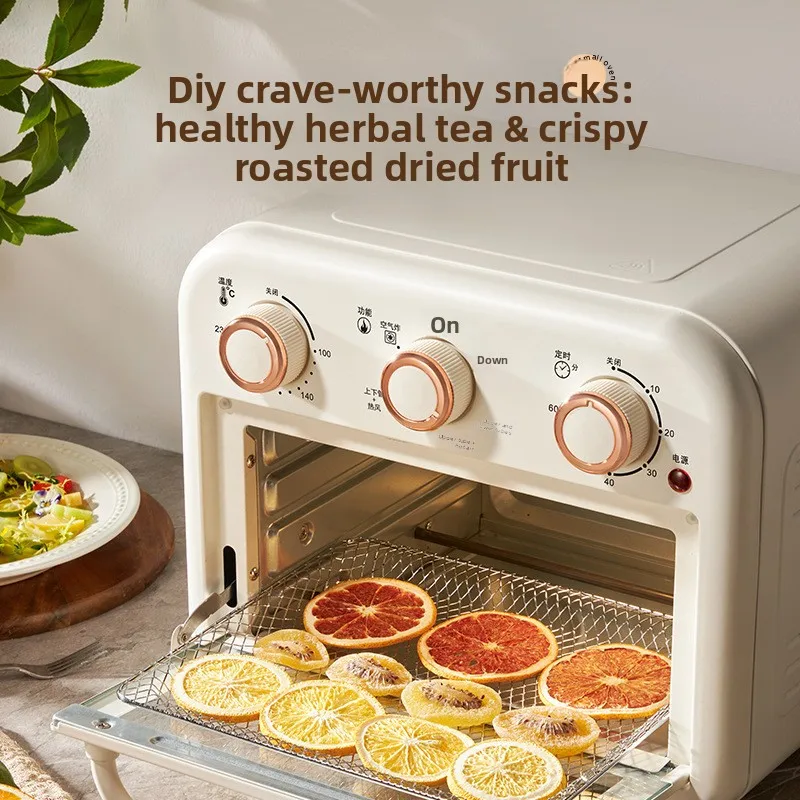 Stainless Steel Electric Oven 12-Liter Capacity Hot Air Circulation Automatic Power Household Baking Cake