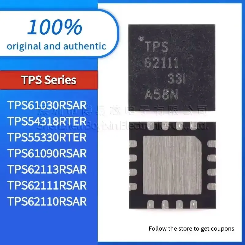 

1PCS TPS54318RTER TPS61030RSAR TPS55330RTER TPS61090RSAR quality assurance TPS62113RSAR TPS62111RSAR TPS62110RSAR