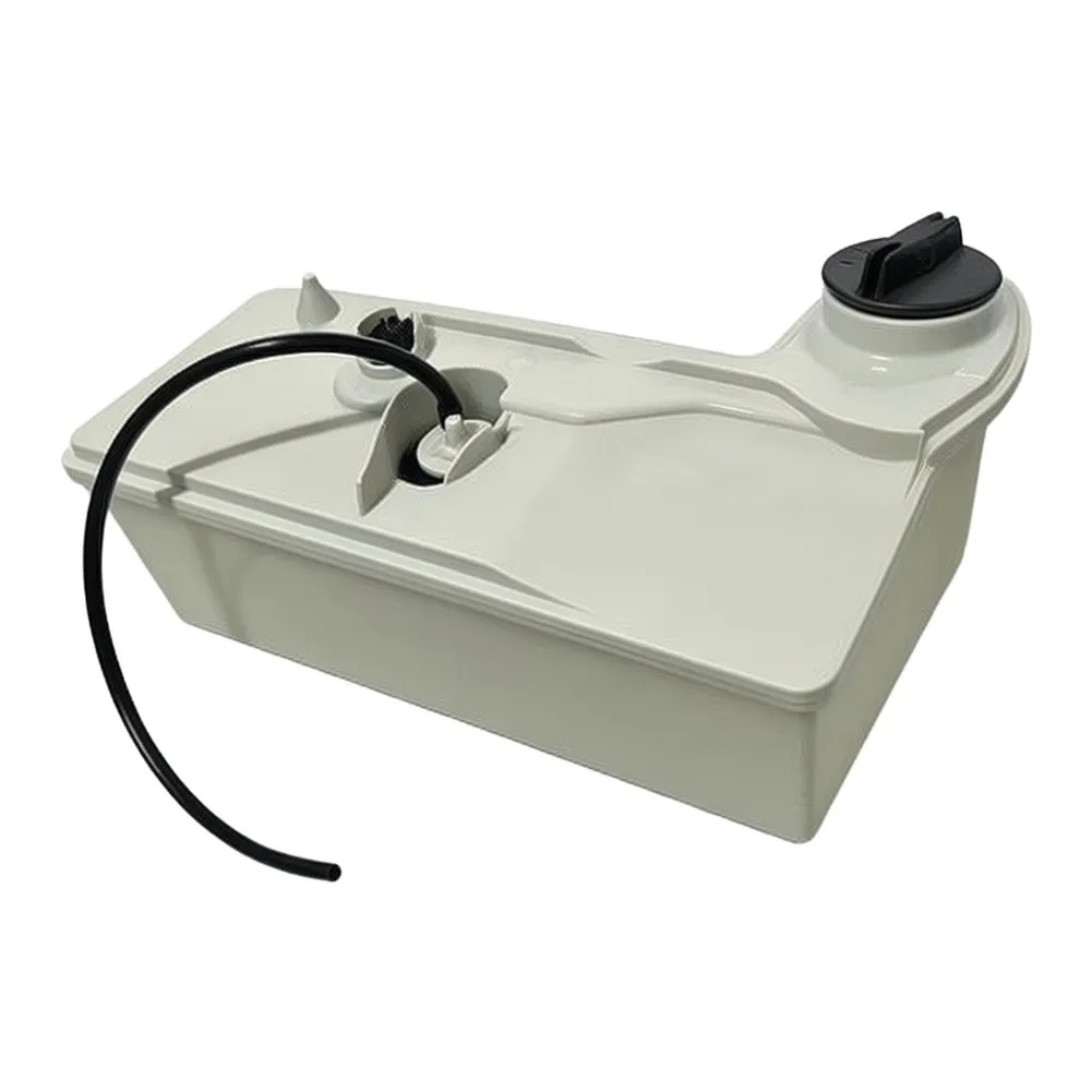 For Outdoor Power Tools White Black Fuel Tank Canister Robust Plastic Construction Optimized Management For Outdoor