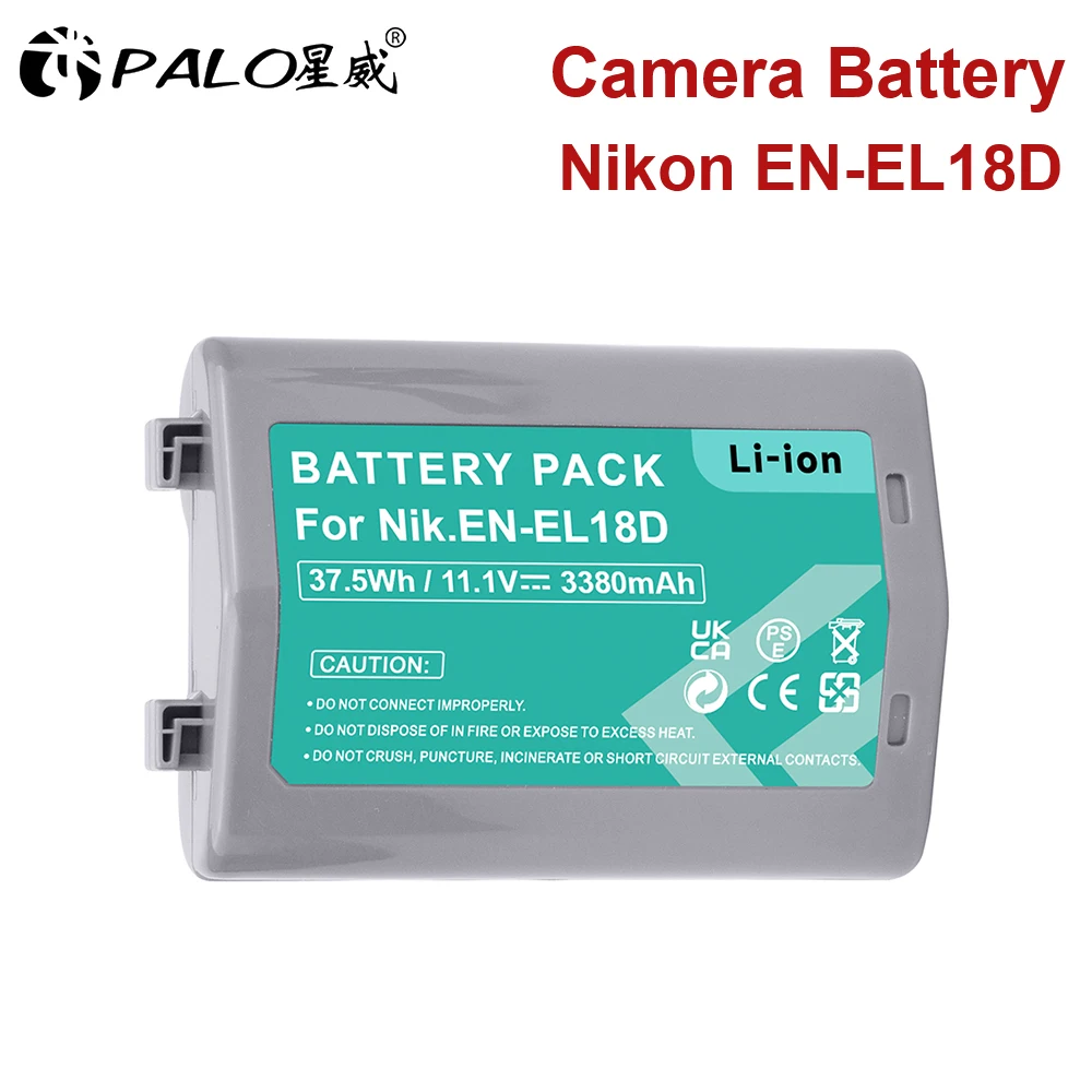 

EN-EL18D ENEL18D Battery Camera Battery for Nikon EN EL18a EN EL18 Z9 D6 D5 D4S D800 D810 D850 D500 MB-D17 MB-D18 Battery Grip