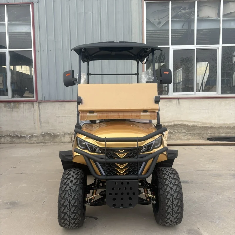 China Factory Sales Solar Panels Electric Golf Buggy 4 6 Seater Off-Road Golf Cart Street Legal Golf Hunting Carts