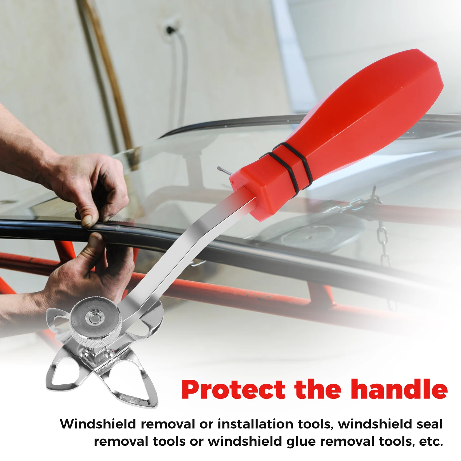 Windshield Locking Strip Tool Car Windscreen Removal & Installation Tools Steel & Plastic Windshield Seal Strip Remover