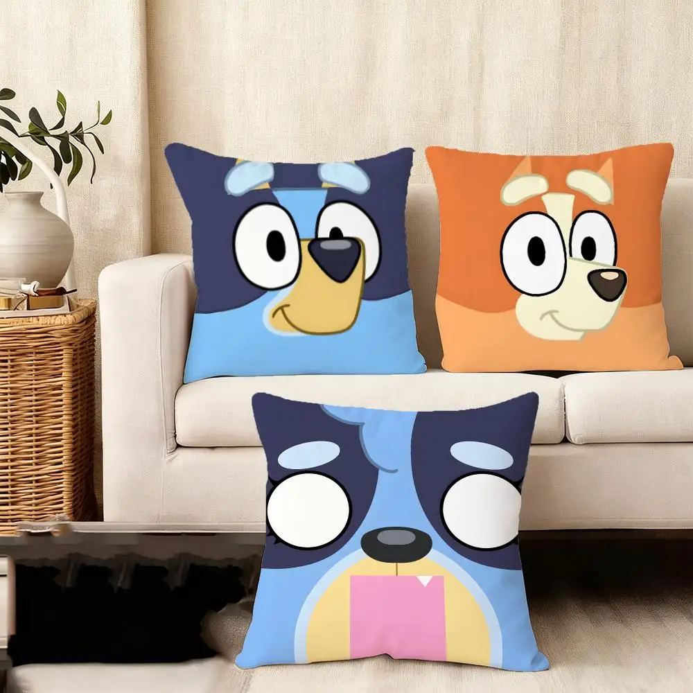 Animal Bingo Dog Cushion Cover Case Anti-dustmite Pillowcase Invisible zipper silky short plush Sofa cushion cover