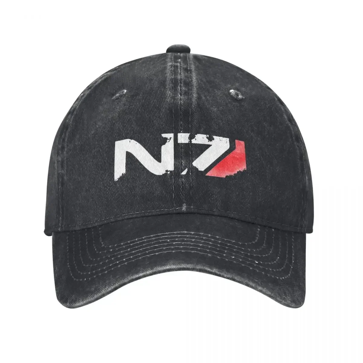New Mass Effect N7 Baseball Cap Video Game Logo Men Women Designer Trucker Dad Hat Spring Fitted Retro Kpop Rock Baseball Caps