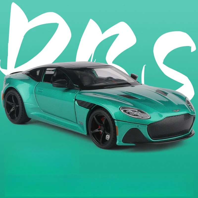 

1:22 Aston Martin DBS модель спортивного автомобиля из сплава, имитация звука и света, коллекция игрушек, украшение, подарок