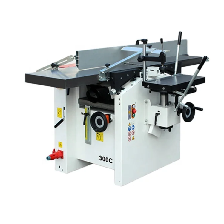 Wood Planer And Thicknesser With Mortise Jointer Table Multi Functional Combined Woodworking Machine