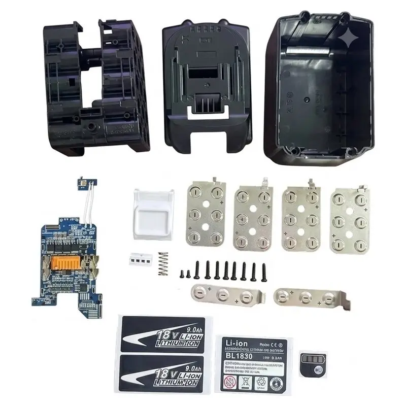 ABUO-BL1890 15 X 18650 Lithium Battery Case For 18V Protective Board Material