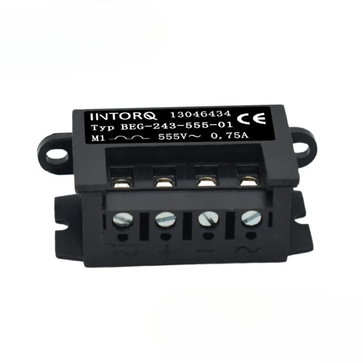 

INTORQ 13046434 Тормозной выпрямитель BEG-243-555-01 Полуволновой выпрямитель