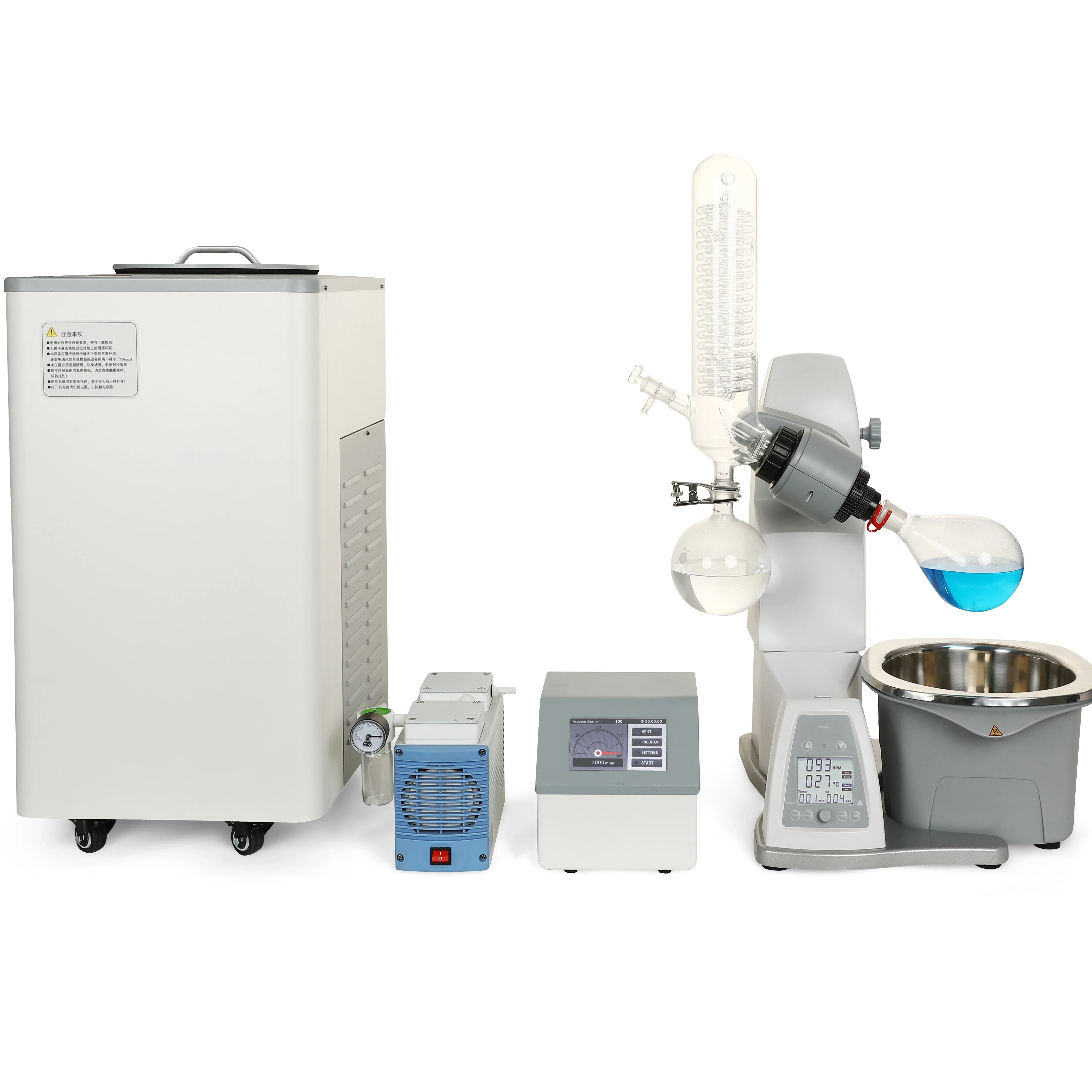 Lab Rotary Evaporator With LCD Display With Automatic Lifting Max 2L~20L RE100-Pro RE100-S Low Price