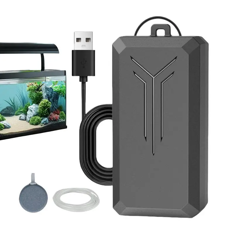 

Aquarium Air Pump Oxygen Pump Quiet Aerator With Accessories Oxygen Bubbler For Aquarium Water Tank Pond Underwater