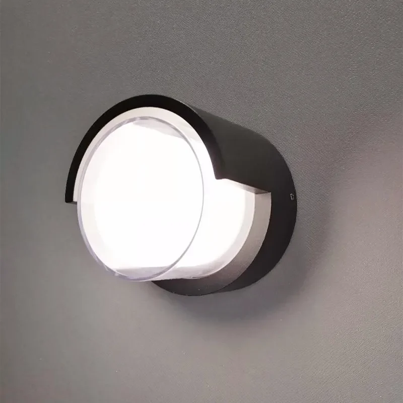 LED Wall Sconces Modern Indoor Outdoor Lamp, White Up Down Wall Mount Lights for Living Room Hallway Bedroom Decor