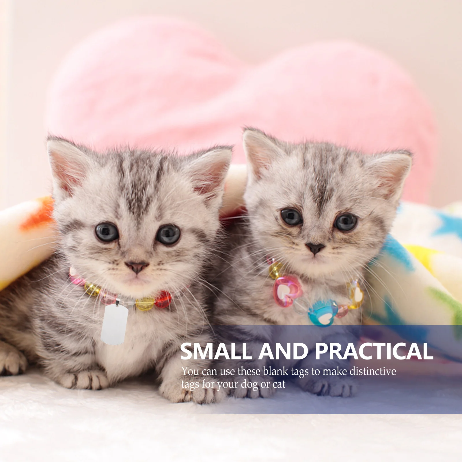 10pcs Military Style Tags Titanium Steel Blank Tags For Diy Engraving Pet Id Dog Tag Pendant Stamping Craft