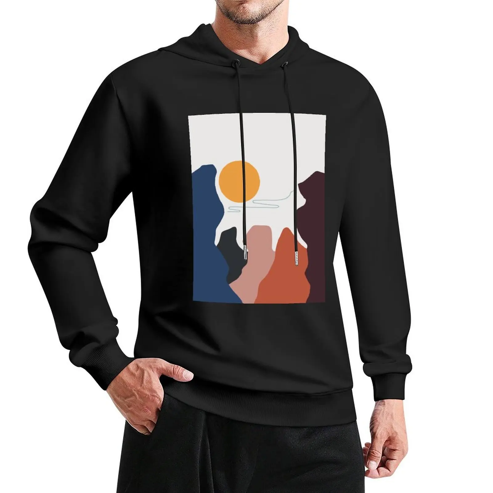 

Cat Landscape 7 Pullover Hoodie japanese style men's winter sweater hoodie men