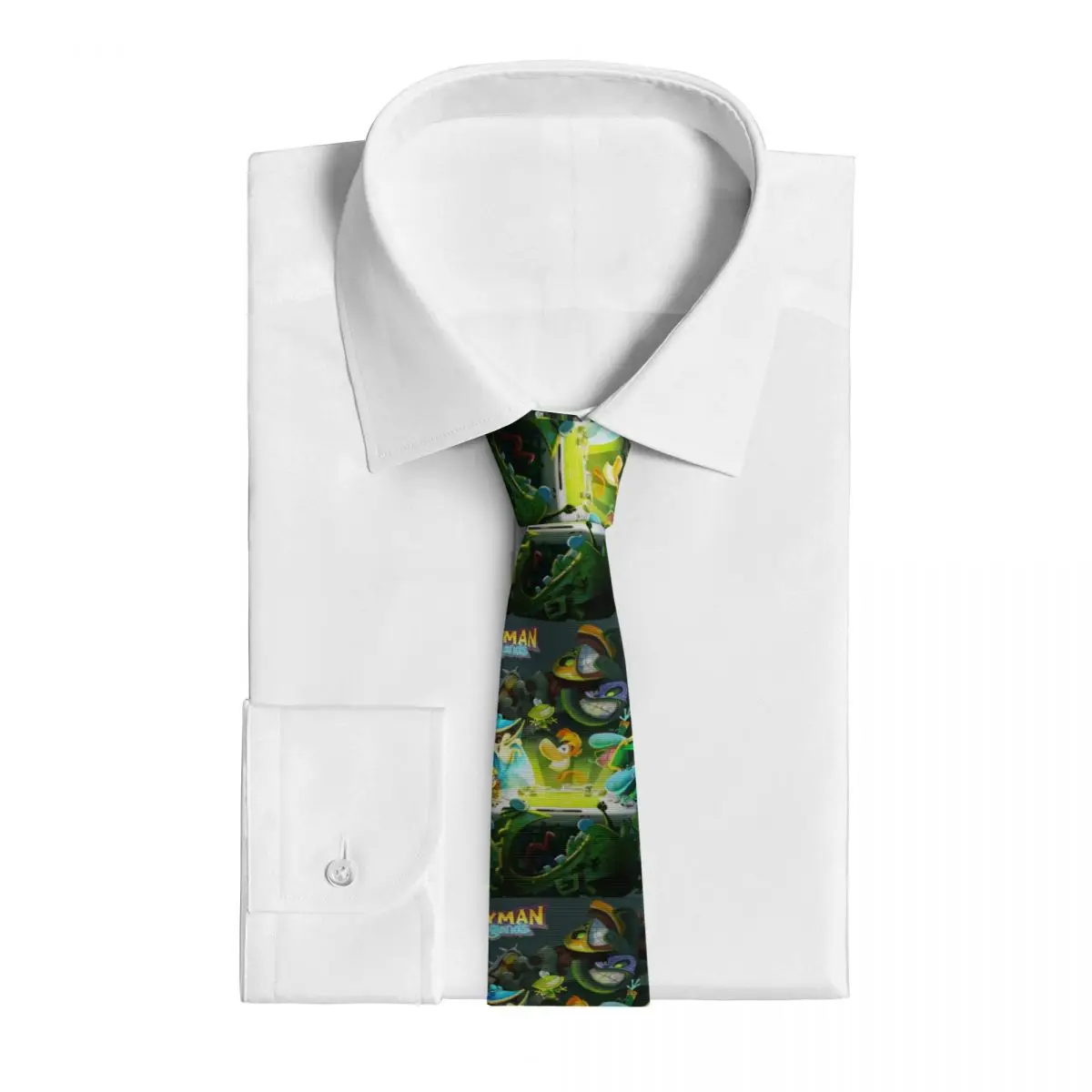 Cartoon Games Rayman Legends (10) Necktie for Men Silk Polyester 8 cm Neck Ties Party Suits Tie Casual Gravatas