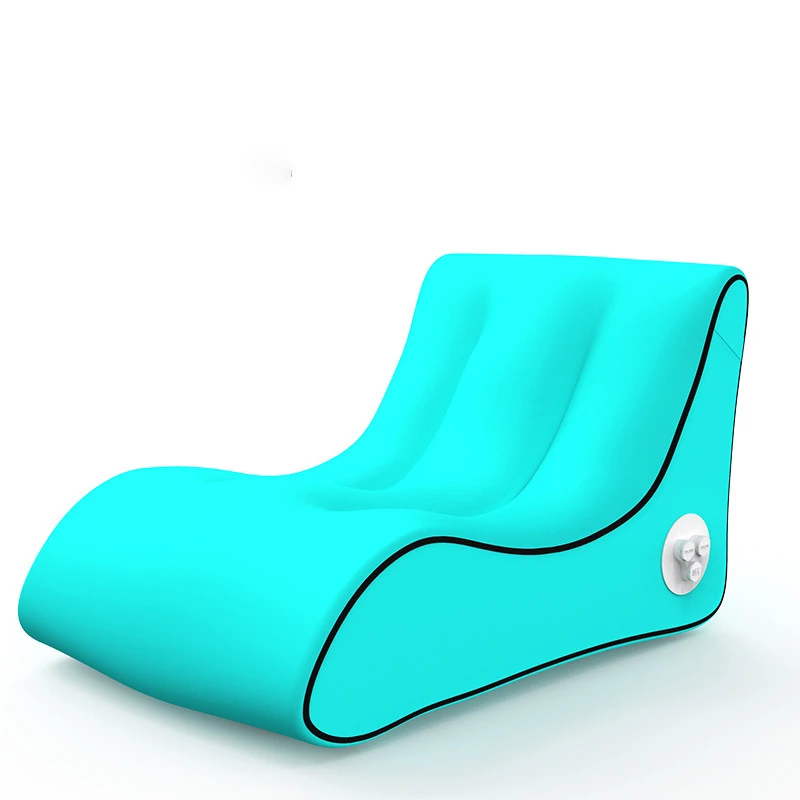 Chaise gonflable ergonomique pour l'extérieur, lit de plage, chaise de camping, canapé à air, chaise gonflable paresseuse