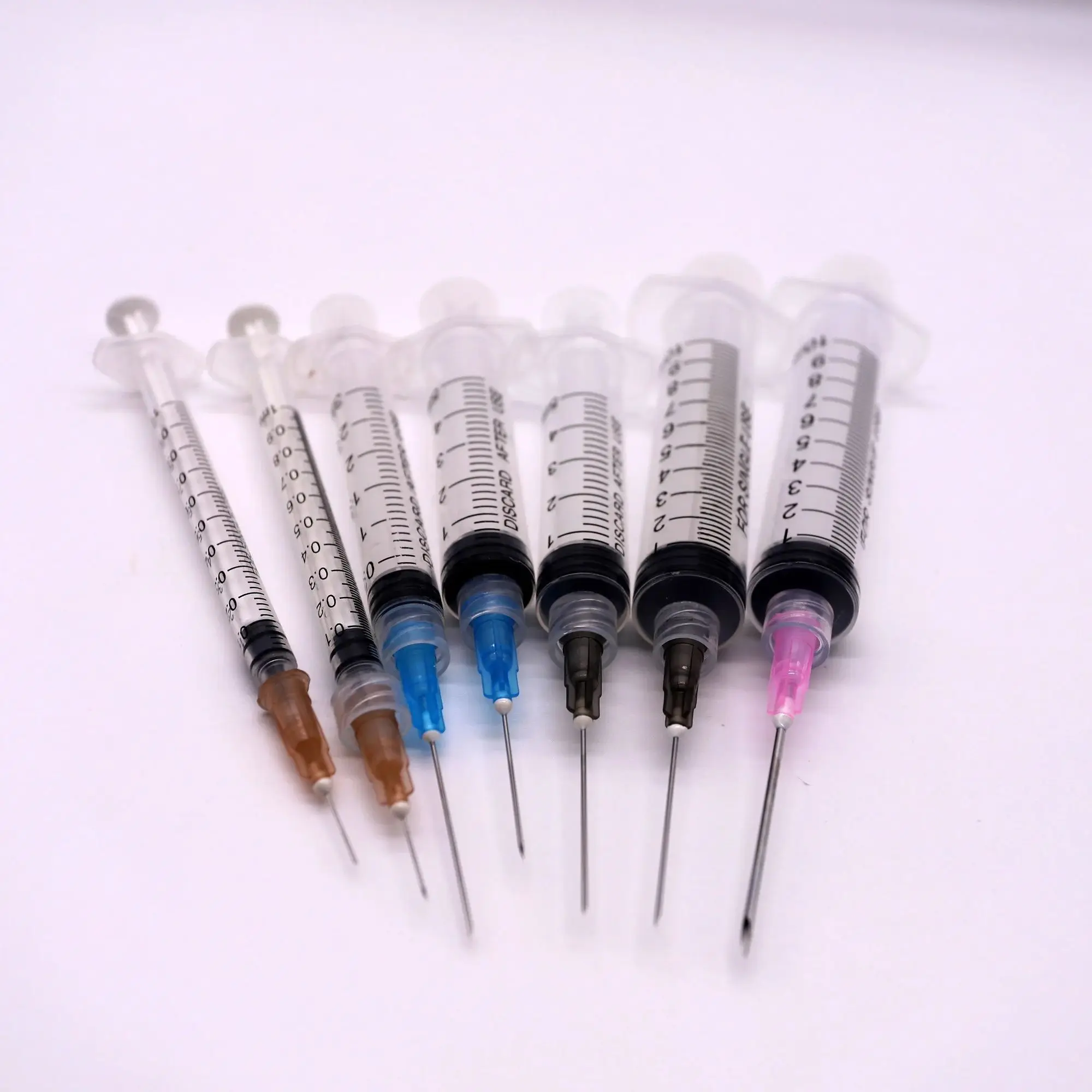 1ml/3ml/5ml/10ml Luer Lock Syringes with Needles, Individually Packed for Supplementing and Measuring Nutrition