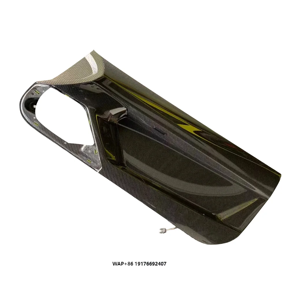 High Gloss SVJ Style Dry Carbon Fiber Bodykit Inner Door Panels Door Upholstery Door Trim Panels for Lambor Aventador
