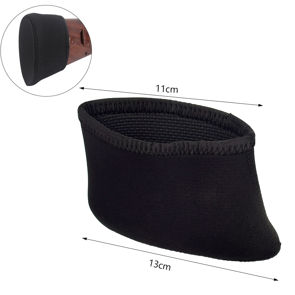 التكتيكية في الهواء الطلق عدم الانزلاق سطح بطانة هلام الحافظة أوتستوك الصيد اطلاق النار اكسسوارات ل بندقية البنادق حامي