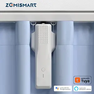 Zemismart zigbee özellikli robot, perde akıllı, sürücü bir perde ve elektrikli kök roma tipi, ı tipi, u parça, ile çalışmak tuya alexa google ev bir perde için dick'te 8 büyük satış-no. 8