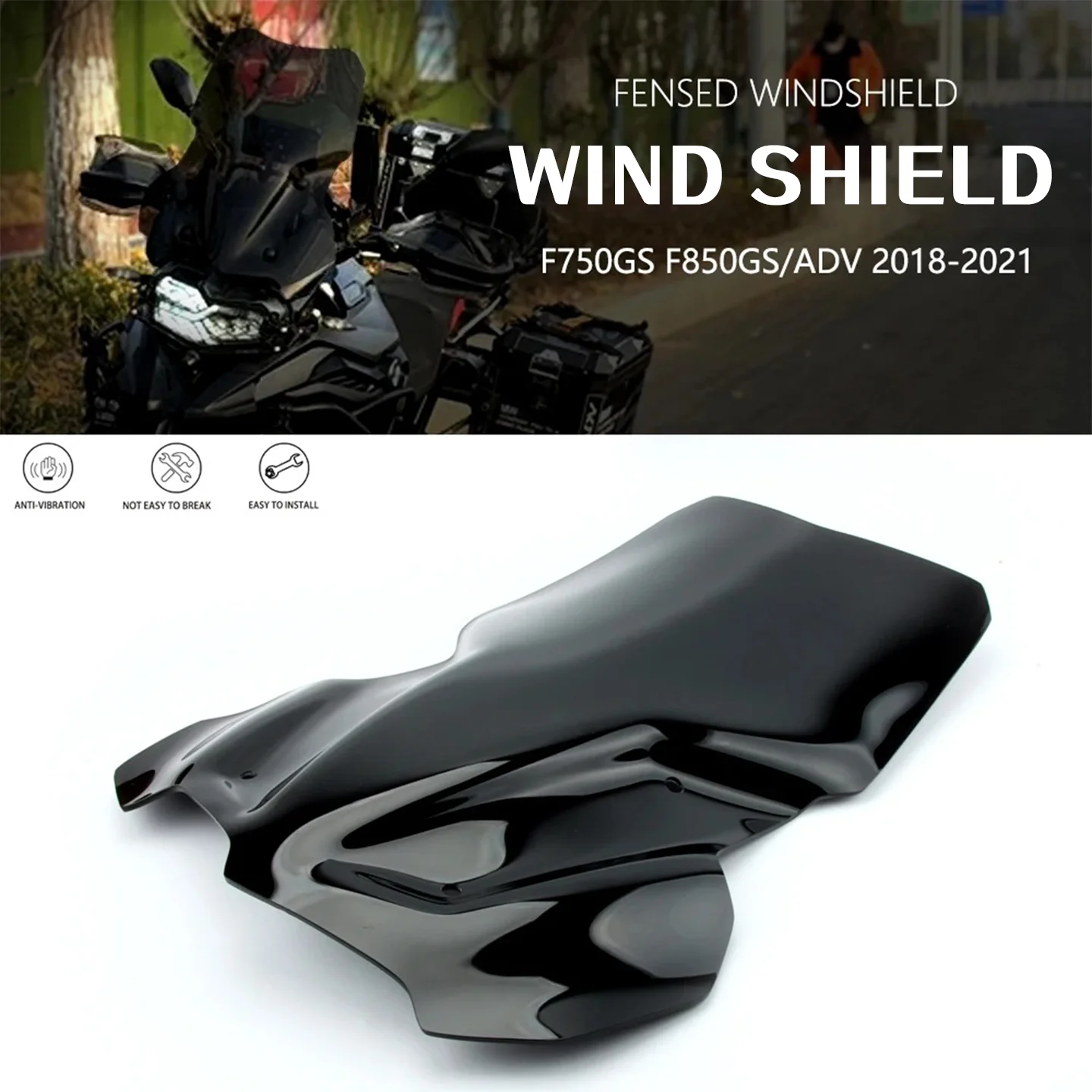 

F 750 GS F 850 GS Windscreen Windshield For BMW F 850 GS ADV F7 50 GS Wind Shield Screen Protector Fixing Bracke 2018 - 2021