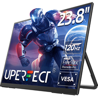 UPERFECT 24” 120HZ Portable Gaming Monitor FHD 180°Adjustable Large Laptop Display External Second Screen For PC Phone Steamdeck